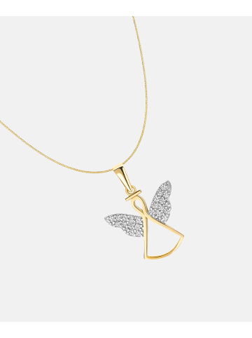 Diamant L'éternel Halskette aus 585 Gelbgold