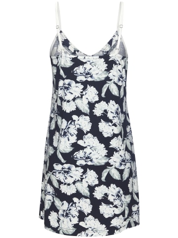 LASCANA Negligé in blau-gemustert