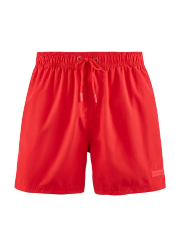 Bruno Banani Badeshorts Wave Line 2.0 in Rot