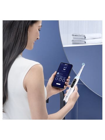 Oral-B Elektrische Zahnbürste "iO Series 9 + Lade-Reiseetui" in Weiß