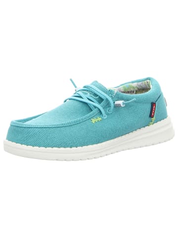 Fusion Schnürschuhe in türkis