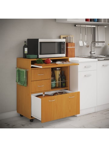 ebuy24 Küchenmöbel Kicha Buche Dekor 70 x 40 cm