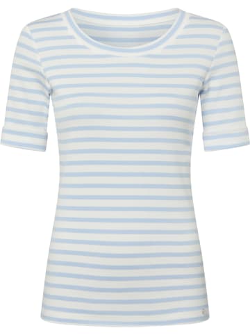 MARC CAIN SPORTS  Shirt in hellblau weiß