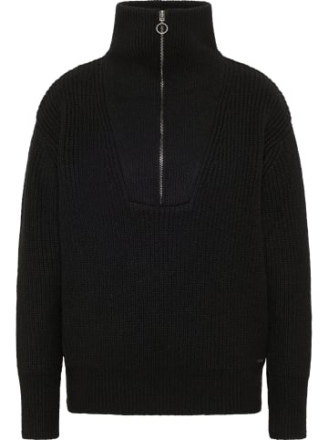 DreiMaster Vintage Strickpullover in Schwarz