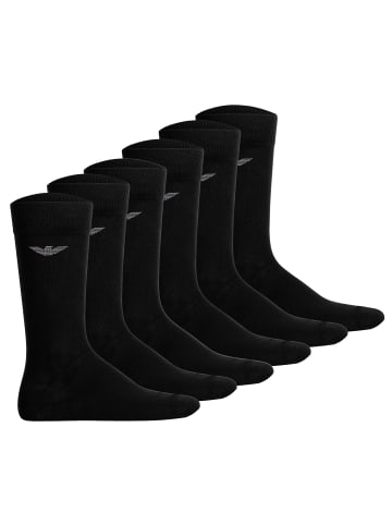 Emporio Armani Socken 6er Pack in Schwarz