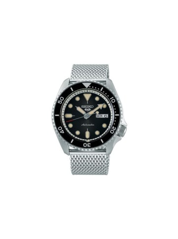 Seiko Sports Uhr silber schwarz SRPD73K1