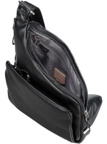 Jost Sling Bag Kaarina Crossover Bag in Black