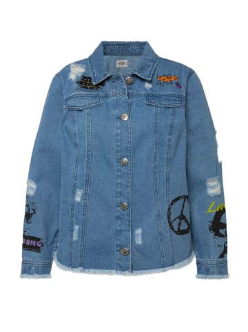 Angel of Style Kurzjacke in blue denim