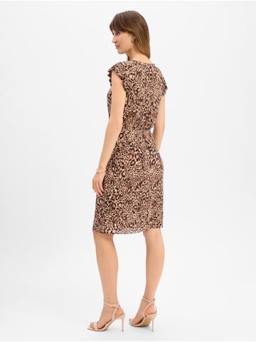 Zero  Kleid in beige schoko - 0001
