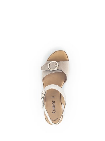 Gabor Fashion Plateau Sandale in beige