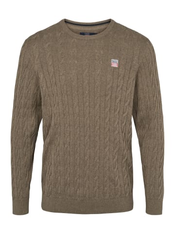 VINSON Pullover VMGrant in Brown Melange