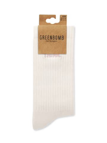 GreenBomb Tennis Socks Think in Sand