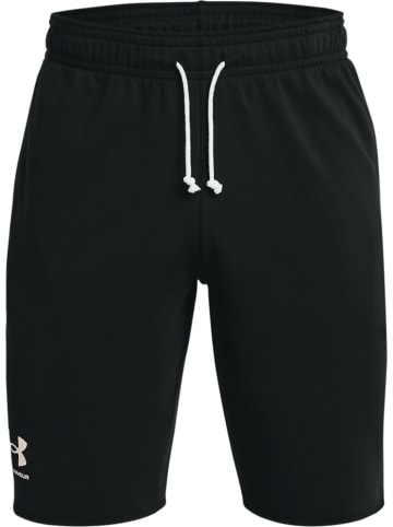 Under Armour Short "UA Rival Shorts aus French Terry" in Schwarz