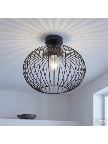 home24 Deckenleuchte FEMO in Schwarz