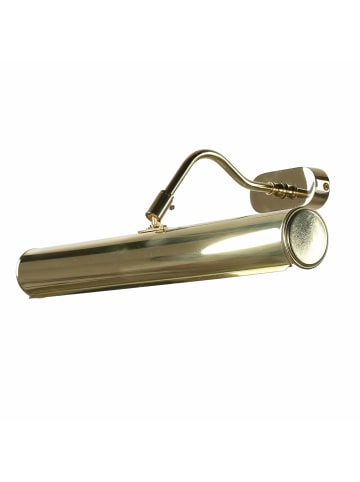 Licht-Erlebnisse Wandlampe (B)40 x (H)12 cm in Messing poliert