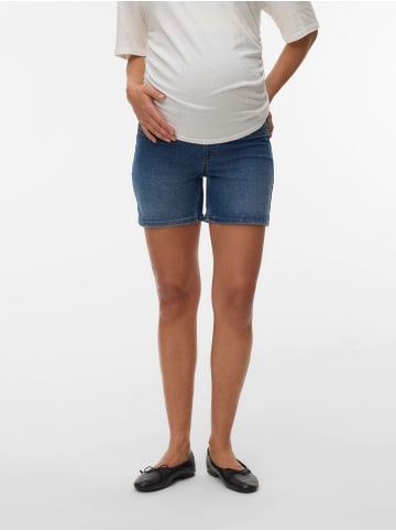 mama licious Shorts in Medium Blue Denim