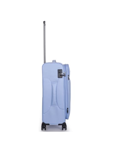 Stratic Stratic Light Plus 4-Rollen Trolley 68 cm in light blue