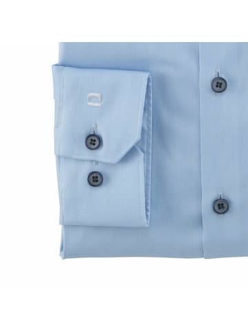 OLYMP  Langarm Business Hemd für Herren in blau