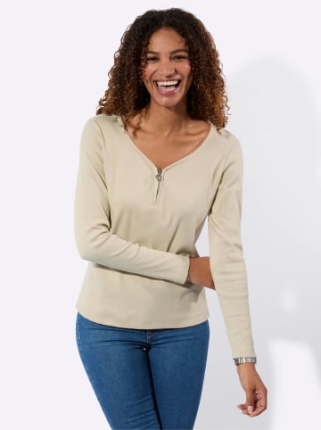 WITT WEIDEN Langarm-Shirt in sand