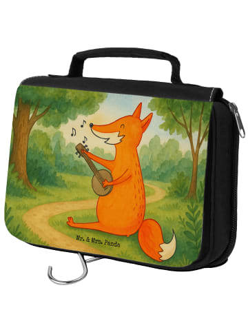 Mr. & Mrs. Panda Kulturtasche Fuchs Gitarre Design ohne Spruch in Weiß