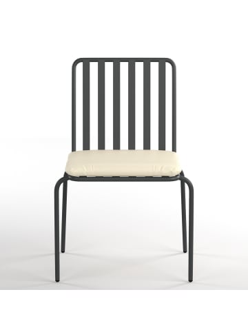 home24 Gartenstuhl Kuna 2er-Set in Anthrazit