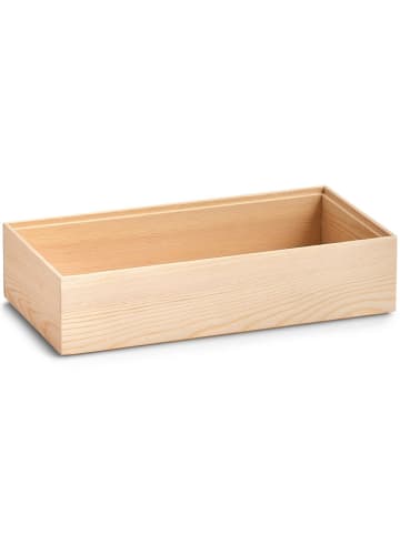 Zeller Universal-Aufbewahrungsbehälter Kiefernbox Kleinartikelbox in Beige