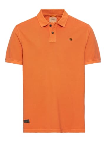 Camel Active Piqué Poloshirt aus zertifiziertem Organic Cotton in Orange