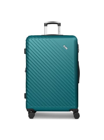 Check.In Paradise 2.0 4 Rollen Trolley L 78 cm mit Dehnfalte in smaragd green