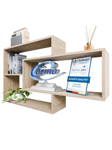 TRAUMMÖBEL Wandregal Karo aus Holz in Natur