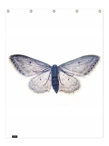 Juniqe Duschvorhang "Butterfly in Blue" in Blau & Schwarz