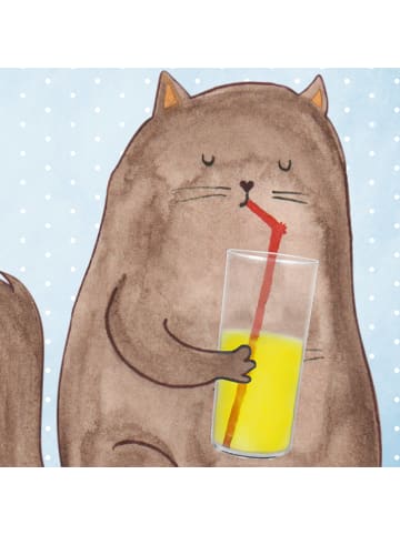 Mr. & Mrs. Panda Wasserglas Biene Happy mit Spruch in Transparent