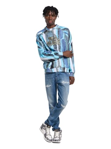 Carlo Colucci Sweatshirt Ettorelli in Hellblau
