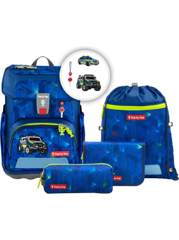 Step by Step CLOUD Schulranzen-Set Police Truck Charly 5-tlg. in blau