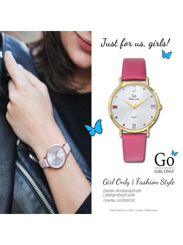 Girl Only Armbanduhr-Analog pink mittel (ca. 34mm) Girl Only Mademoiselle