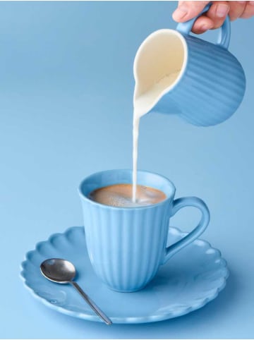 IB Laursen Becher mit Rillen Mynte BLUE BELL Blau