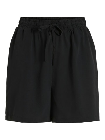 Vila Kurze Stoff Shorts Bermuda Hot Pants in Schwarz