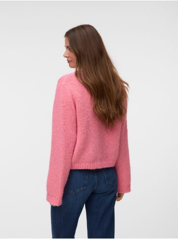 Vero Moda Strickjacke in Geranium Pink