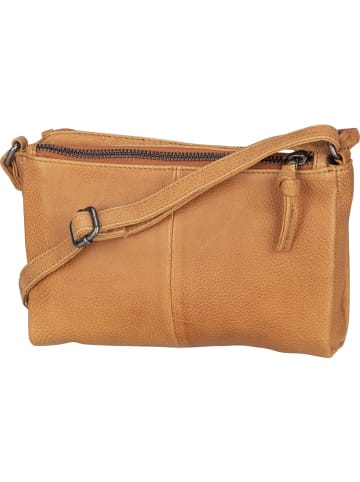 Burkely Umhängetasche Just Jolie Double Zip Crossbody Bag in Cognac