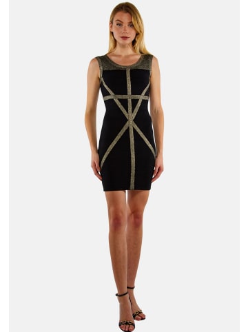 TOOCHE Kleid "X-Gold" in Schwarz