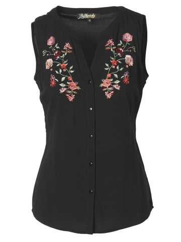 KOROSHI BÜGELBLUSEN in schwarz