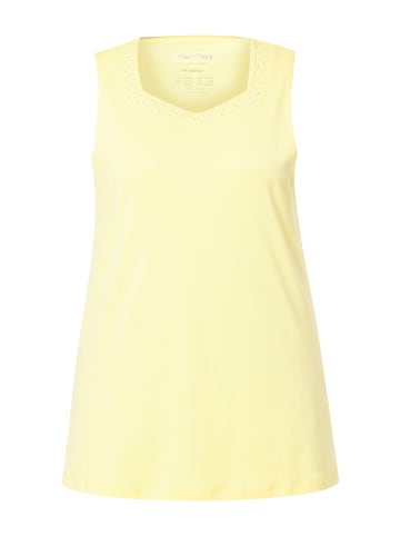 Ulla Popken Strick-Top in zitronengelb