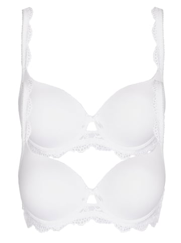 Nina von C. 2er Pack Dirndl BH in Weiss Weiss