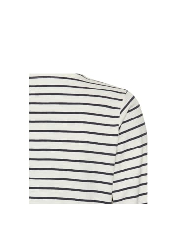 Camel Active Langarmshirt in night blue stripes