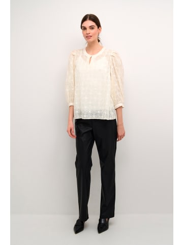 CULTURE Langarm-Bluse CUannasofie in Whitecap