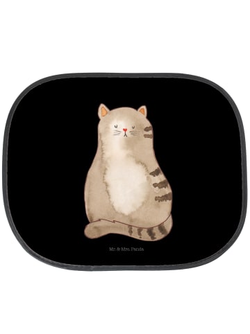 Mr. & Mrs. Panda Sonnenschutz für Auto Katze Sitzen ohne Spruch in Schwarz