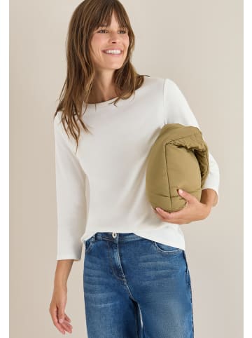 Cecil 'Basic U-Boot Shirt' Weiß