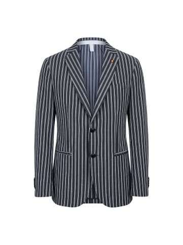 Blau Baumwolle Herren Jacke