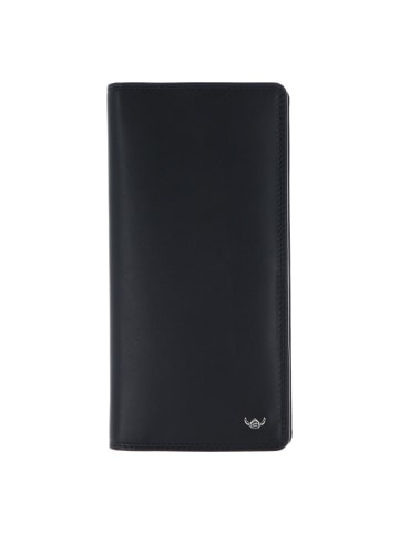 Golden Head Polo Geldbörse RFID Schutz Leder 19 cm schwarz