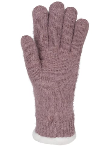 styleBREAKER Strickhandschuhe in Mauve