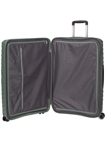 American Tourister Trolley Flytwist Spinner 77 in Botanic Green
